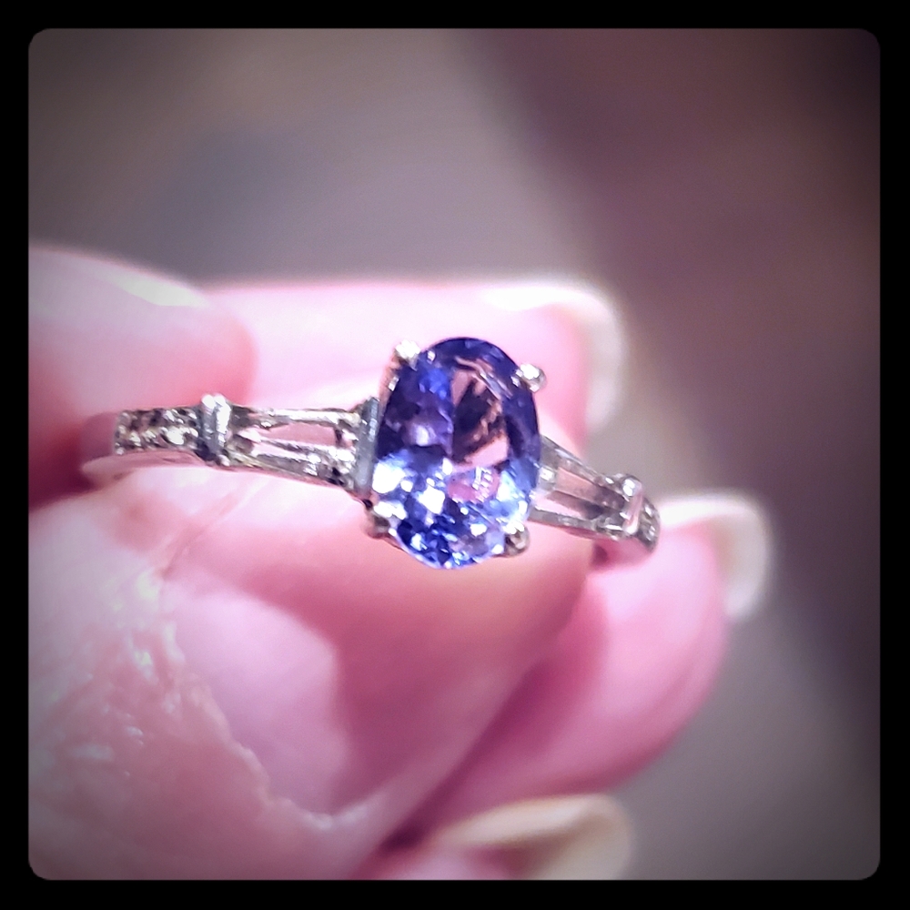 Tanzanite Solitaire ring